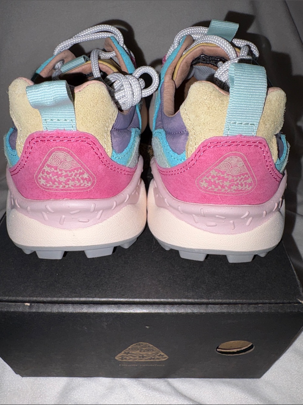 NWT Flower Mountain Yamano 3 Sneaker in Pink-Ocher-Light Pink - Picture 12 of 16